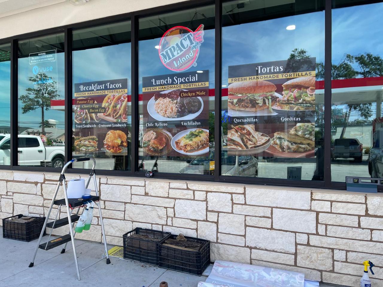 Custom sign fabrication project