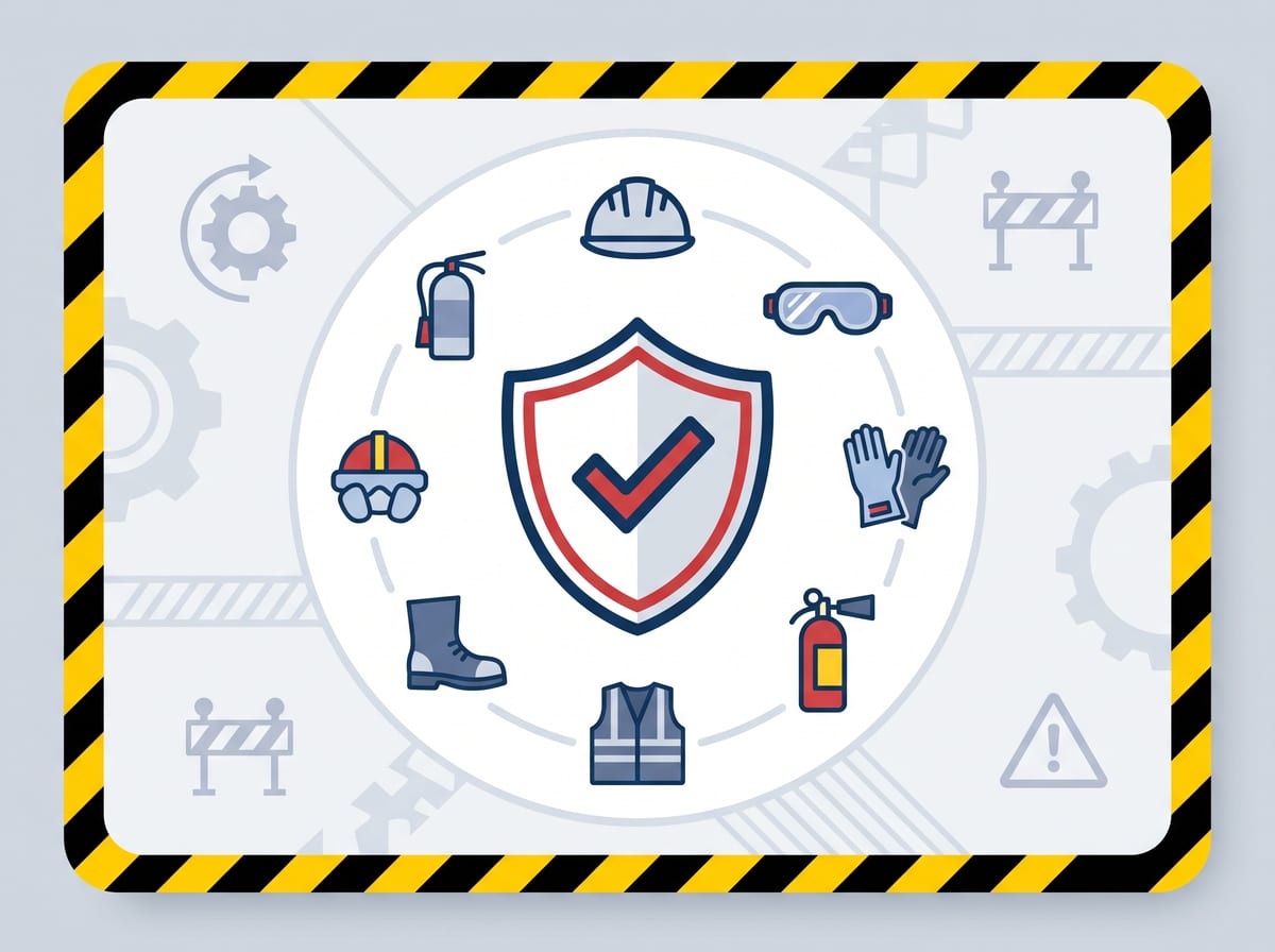 Generic industrial and safety graphics icon set